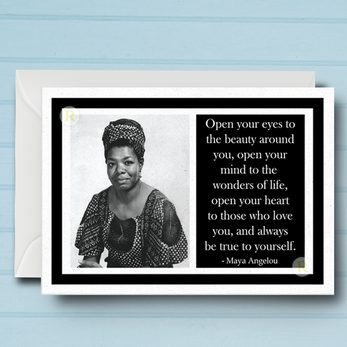Maya Angelou Card A